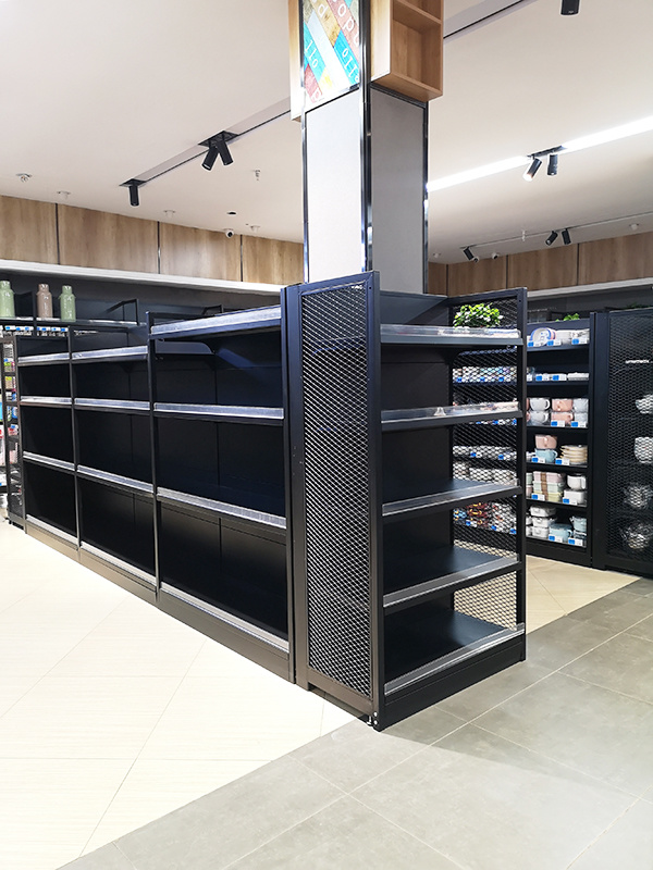 Supermarket shelves